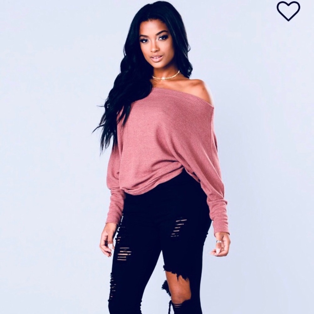 Off Shoulder Sweater